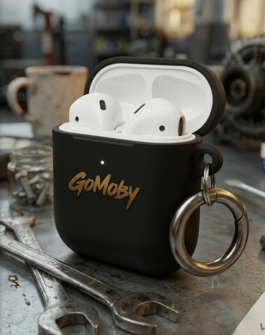 GoMoby AirPods® Case with Carabiner – Protective TPU Cover
